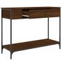 Ingenieurholz-Konsolentisch in Eichenbraun 100x34,5x75 cm von , Seitentische - Ref: Foro24-834164, Preis: 78,07 €, Rabatt: %