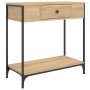Konsole aus Sonoma-Eichen-Ingenieurholz 75x34,5x75 cm von , Seitentische - Ref: Foro24-834166, Preis: 56,72 €, Rabatt: %