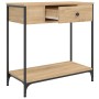 Konsole aus Sonoma-Eichen-Ingenieurholz 75x34,5x75 cm von , Seitentische - Ref: Foro24-834166, Preis: 56,72 €, Rabatt: %