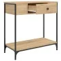 Mesa consola madera de ingeniería roble Sonoma 75x34,5x75 cm by , Side tables - Ref: Foro24-834166, Price: 55,95 €, Discount: %