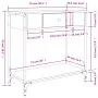 Mesa consola madera de ingeniería roble Sonoma 75x34,5x75 cm by , Side tables - Ref: Foro24-834166, Price: 55,95 €, Discount: %