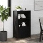 Aparador alto madera de ingeniería negro 62x32x103,5 cm de , Aparadores - Ref: Foro24-834215, Precio: 73,63 €, Descuento: %