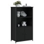 Hoher schwarzer Schrank aus Spanplatte 62x32x103,5 cm von , Sideboards - Ref: Foro24-834215, Preis: 74,72 €, Rabatt: %