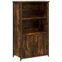 Hoher Schrank aus geräucherter Eichen-Ingenieurholz 62x32x103,5 cm. von , Sideboards - Ref: Foro24-834217, Preis: 61,20 €, Ra...