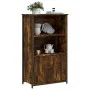 Hoher Schrank aus geräucherter Eichen-Ingenieurholz 62x32x103,5 cm. von , Sideboards - Ref: Foro24-834217, Preis: 61,20 €, Ra...
