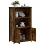 Hoher Schrank aus geräucherter Eichen-Ingenieurholz 62x32x103,5 cm. von , Sideboards - Ref: Foro24-834217, Preis: 61,20 €, Ra...