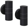Lámpara de exterior 2 uds acero ascendente/descendente de vidaXL, Iluminación de exterior - Ref: Foro24-42417, Precio: 38,26 €