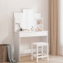 Tocador con espejo blanco brillante 96x39x142 cm by , Bedroom Dressers - Ref: Foro24-837578, Price: 130,85 €, Discount: %