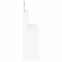 Tocador con espejo blanco brillante 96x39x142 cm de , Tocadores para dormitorios - Ref: Foro24-837578, Precio: 128,73 €, Desc...