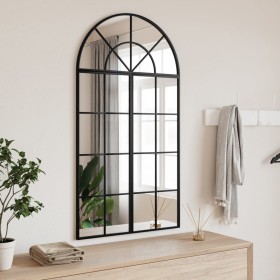 Schwarzer Eisenbogen-Wandspiegel 60x110 cm von , Spiegel - Ref: Foro24-3200606, Preis: 129,65 €, Rabatt: %