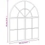 Espejo de pared arco de hierro negro 60x70 cm by , Mirrors - Ref: Foro24-3200604, Price: 116,24 €, Discount: %