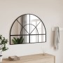 Espejo de pared arco de hierro negro 100x70 cm by , Mirrors - Ref: Foro24-3200610, Price: 124,13 €, Discount: %