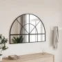 Espejo de pared arco de hierro negro 100x70 cm by , Mirrors - Ref: Foro24-3200610, Price: 121,75 €, Discount: %