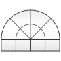 Espejo de pared arco de hierro negro 100x70 cm by , Mirrors - Ref: Foro24-3200610, Price: 124,13 €, Discount: %