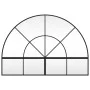 Espejo de pared arco de hierro negro 100x70 cm by , Mirrors - Ref: Foro24-3200610, Price: 121,75 €, Discount: %