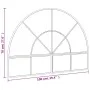Schwarzer Eisenbogen-Wandspiegel 100x70 cm von , Spiegel - Ref: Foro24-3200610, Preis: 121,75 €, Rabatt: %