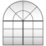 Espejo de pared arco de hierro negro 100x110 cm by , Mirrors - Ref: Foro24-3200612, Price: 172,47 €, Discount: %