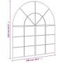 Espejo de pared arco de hierro negro 100x110 cm by , Mirrors - Ref: Foro24-3200612, Price: 172,47 €, Discount: %