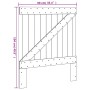 Kopfteil aus massivem Kiefernholz, 90 x 104 cm von , Kopf- und Fußteile - Ref: Foro24-358397, Preis: 40,06 €, Rabatt: %