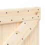 Cabecero de madera maciza de pino 160x104 cm