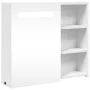 Badezimmerschrank mit Spiegel und LED-Licht weiß 60x13x52 cm von , Badezimmerwaschtische - Ref: Foro24-357969, Preis: 89,90 €...
