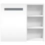 Mueble de baño con espejo y luz LED blanco 60x13x52 cm by , bathroom vanities - Ref: Foro24-357969, Price: 91,32 €, Discount: %