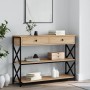 Konsole aus Sonoma-Eichen-Ingenieurholz 100x28x75 cm von , Seitentische - Ref: Foro24-834191, Preis: 80,56 €, Rabatt: %