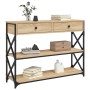 Konsole aus Sonoma-Eichen-Ingenieurholz 100x28x75 cm von , Seitentische - Ref: Foro24-834191, Preis: 80,56 €, Rabatt: %