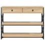 Konsole aus Sonoma-Eichen-Ingenieurholz 100x28x75 cm von , Seitentische - Ref: Foro24-834191, Preis: 80,56 €, Rabatt: %