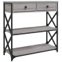 Konsolentisch aus Sonoma-Eichenholzoptik, 75x28x75 cm. von , Seitentische - Ref: Foro24-834198, Preis: 89,23 €, Rabatt: %