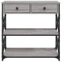 Konsolentisch aus Sonoma-Eichenholzoptik, 75x28x75 cm. von , Seitentische - Ref: Foro24-834198, Preis: 89,23 €, Rabatt: %