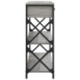 Mesa consola madera de ingeniería gris Sonoma 75x28x75 cm by , Side tables - Ref: Foro24-834198, Price: 89,23 €, Discount: %