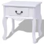 Nightstands 2 units white MDF by vidaXL, Side tables - Ref: Foro24-242750, Price: 152,63 €, Discount: %