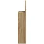 Mueble de baño con espejo arqueado y luz LED roble 42x13x70 cm by , bathroom vanities - Ref: Foro24-357976, Price: 101,36 €, ...