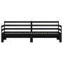 Sofá cama nido madera maciza de pino negro 90x200 cm de , Camas y somieres - Ref: Foro24-836149, Precio: 188,23 €, Descuento: %