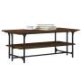 Mesa de centro madera contrachapada roble marrón 100x50x40 cm by , Coffee table - Ref: Foro24-835323, Price: 51,93 €, Discoun...