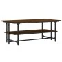 Mesa de centro madera contrachapada roble marrón 100x50x40 cm by , Coffee table - Ref: Foro24-835323, Price: 42,22 €, Discoun...