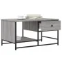 Mesa de centro madera contrachapada gris Sonoma 85,5x51x45 cm de , Mesas de centro - Ref: Foro24-835342, Precio: 55,97 €, Des...