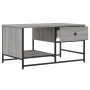 Mesa de centro madera contrachapada gris Sonoma 85,5x51x45 cm de , Mesas de centro - Ref: Foro24-835342, Precio: 55,97 €, Des...