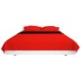 Doppelseitig gepolsterte Tagesdecke 230x260 cm rot und schwarz von vidaXL, Tagesdecken und Bettdecken - Ref: Foro24-131554, P...