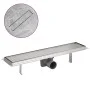 Desagüe lineal de ducha de acero inoxidable 530x140 mm de vidaXL, Desagües - Ref: Foro24-142171, Precio: 44,88 €, Descuento: %