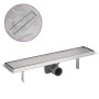 Linearer Duschablauf aus Edelstahl 530x140 mm von vidaXL, Abflüsse - Ref: Foro24-142171, Preis: 45,69 €, Rabatt: %