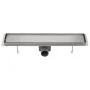 Desagüe lineal de ducha de acero inoxidable 530x140 mm de vidaXL, Desagües - Ref: Foro24-142171, Precio: 44,88 €, Descuento: %