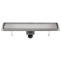 Linearer Duschablauf aus Edelstahl 530x140 mm von vidaXL, Abflüsse - Ref: Foro24-142171, Preis: 45,69 €, Rabatt: %