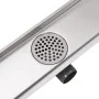 Desagüe lineal de ducha de acero inoxidable 530x140 mm de vidaXL, Desagües - Ref: Foro24-142171, Precio: 44,88 €, Descuento: %