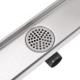 Linearer Duschablauf aus Edelstahl 530x140 mm von vidaXL, Abflüsse - Ref: Foro24-142171, Preis: 45,69 €, Rabatt: %