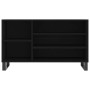 Black plywood shoe cabinet 102x36x60 cm by , Shoe racks and shoe organizers - Ref: Foro24-831421, Price: 52,86 €, Discount: %