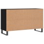 Black plywood shoe cabinet 102x36x60 cm by , Shoe racks and shoe organizers - Ref: Foro24-831421, Price: 52,86 €, Discount: %