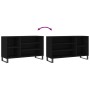 Black plywood shoe cabinet 102x36x60 cm by , Shoe racks and shoe organizers - Ref: Foro24-831421, Price: 52,86 €, Discount: %