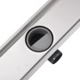 Desagüe lineal de ducha de acero inoxidable 530x140 mm de vidaXL, Desagües - Ref: Foro24-142171, Precio: 45,69 €